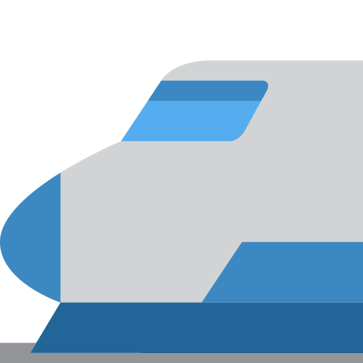 Bullet Train pro Twitter (X) Twemoji 15.0.3