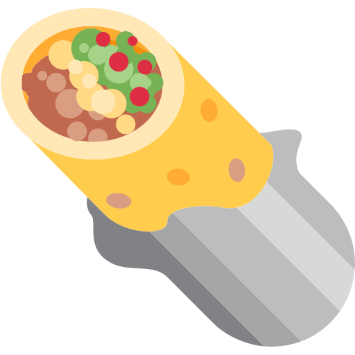 Burrito pro Twitter (X) Twemoji 15.0.3
