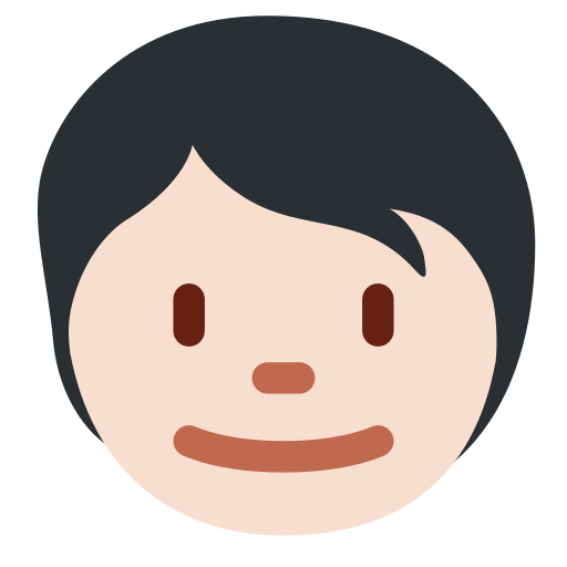 Nen: pell clara per Twitter (X) Twemoji 15.0.3