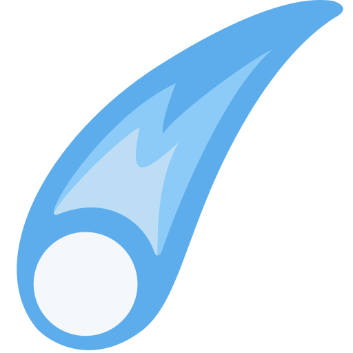 Kometa pro Twitter (X) Twemoji 15.0.3