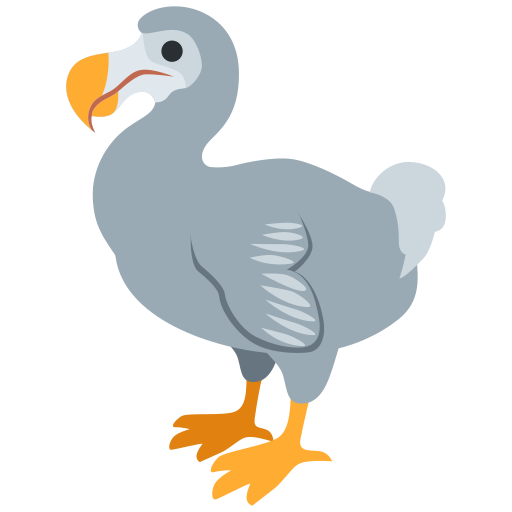Dodo varten Twitter (X) Twemoji 15.0.3