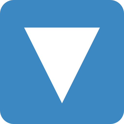 Tlačítko směrem dolů pro Twitter (X) Twemoji 15.0.3