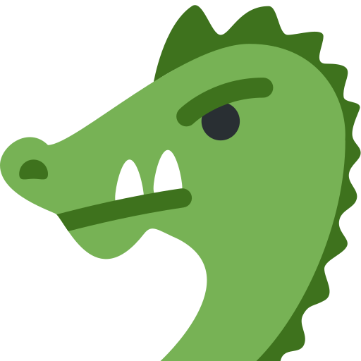 Dračí tvář pro Twitter (X) Twemoji 15.0.3