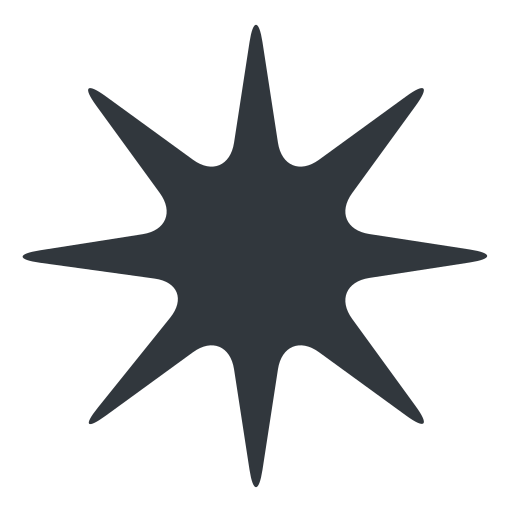 Eight-Pointed Star for Twitter (X) Twemoji 15.0.3