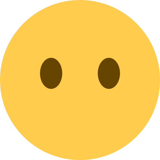 Faccina Senza Bocca per Twitter (X) Twemoji 15.0.3