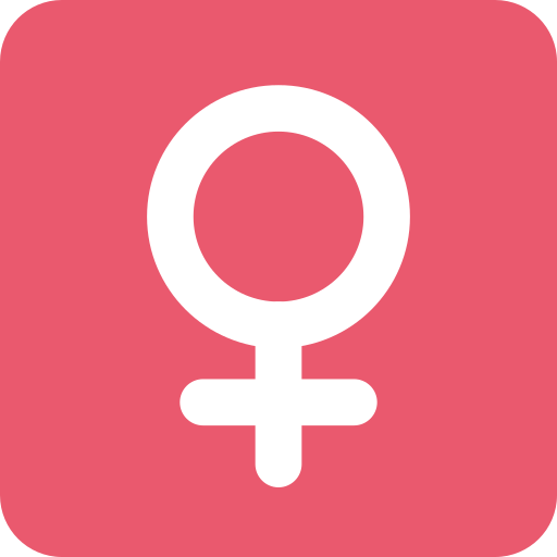 Ženské znamení pro Twitter (X) Twemoji 15.0.3