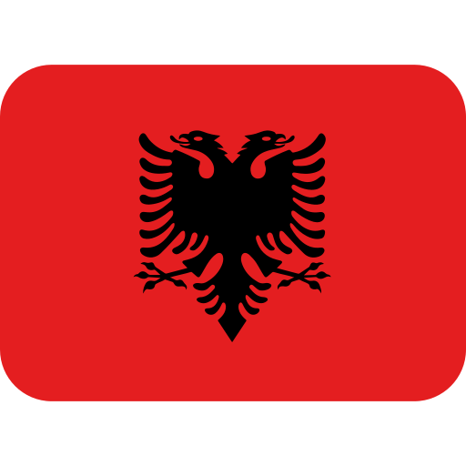 Flag: Albania for Twitter (X) Twemoji 15.0.3