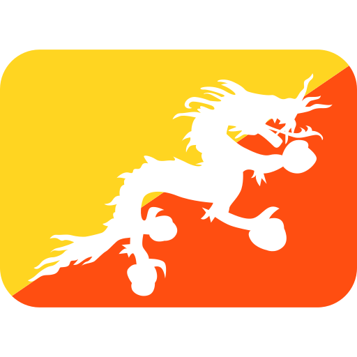 Bandiera: Bhutan per Twitter (X) Twemoji 15.0.3