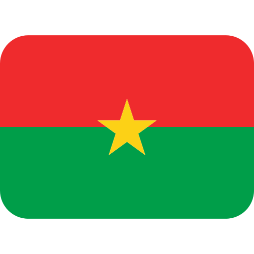 Vlajka: Burkina Faso pro Twitter (X) Twemoji 15.0.3