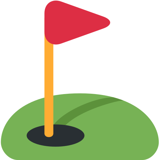 Flag in Hole for Twitter (X) Twemoji 15.0.3