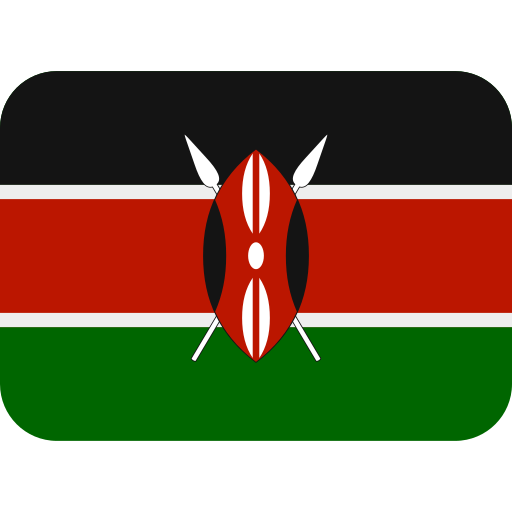 Bandera: Kenya per Twitter (X) Twemoji 15.0.3