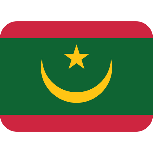 Lippu: Mauritania varten Twitter (X) Twemoji 15.0.3