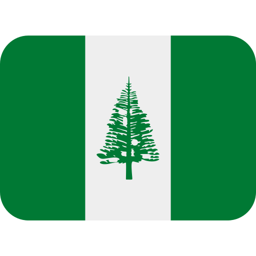 Drapeau: Île Norfolk pour Twitter (X) Twemoji 15.0.3