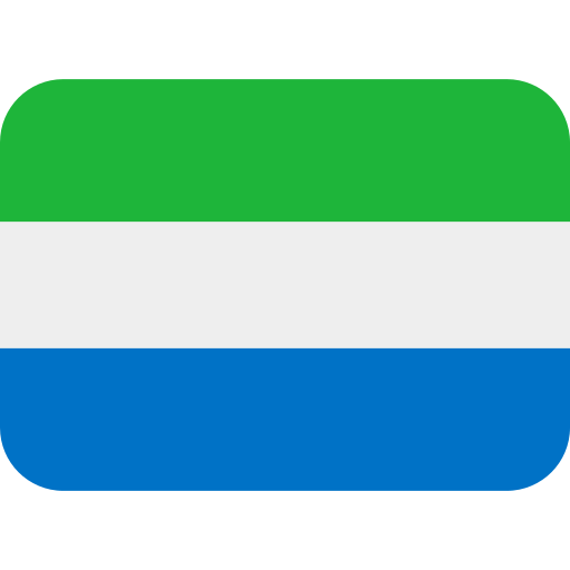 Vlajka: Sierra Leone pro Twitter (X) Twemoji 15.0.3