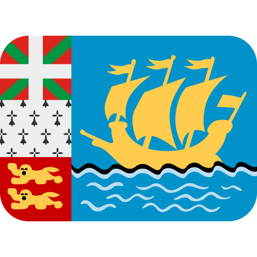 Bandiera: Saint-Pierre e Miquelon per Twitter (X) Twemoji 15.0.3