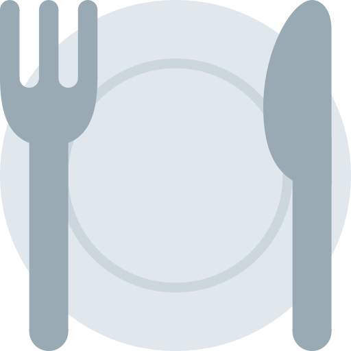 Μαχαιροπίρουνα με πιάτο για Twitter (X) Twemoji 15.0.3