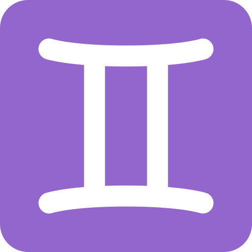 מזל תאומים עבור Twitter (X) Twemoji 15.0.3