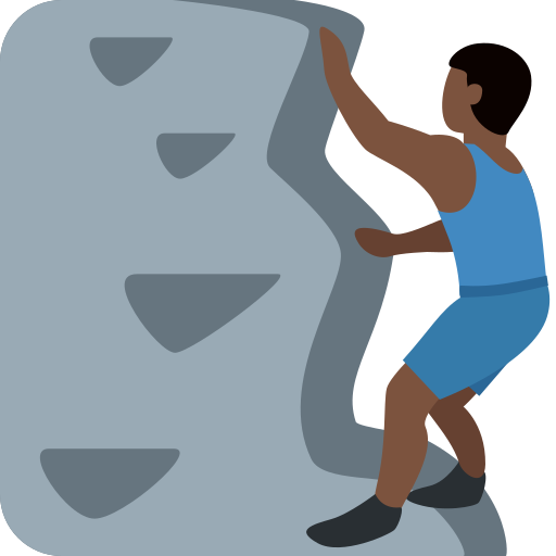 Home escalant: pell fosca per Twitter (X) Twemoji 15.0.3