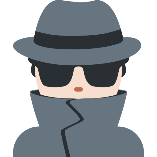 Detectiv de bărbați: Piele deschisă la culoare pentru Twitter (X) Twemoji 15.0.3