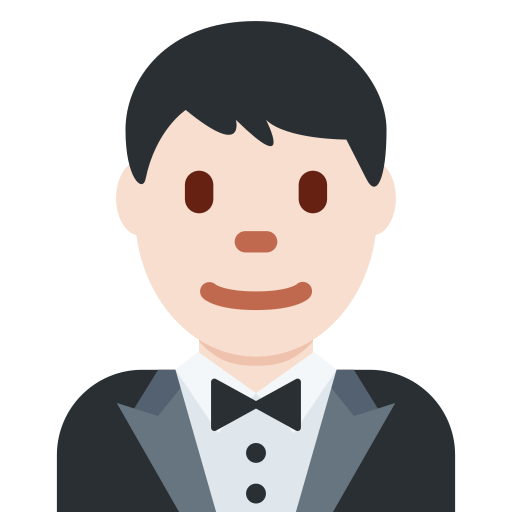 Mies smokissa: Vaalea ihonväri varten Twitter (X) Twemoji 15.0.3