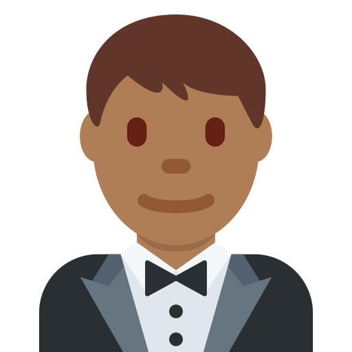 Mies smokissa: keskitumma ihonväri varten Twitter (X) Twemoji 15.0.3