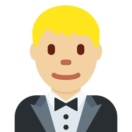 Mies smokissa: keskivaalea ihonväri varten Twitter (X) Twemoji 15.0.3