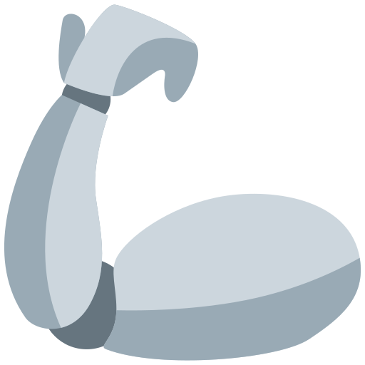 Mechanické rameno pro Twitter (X) Twemoji 15.0.3