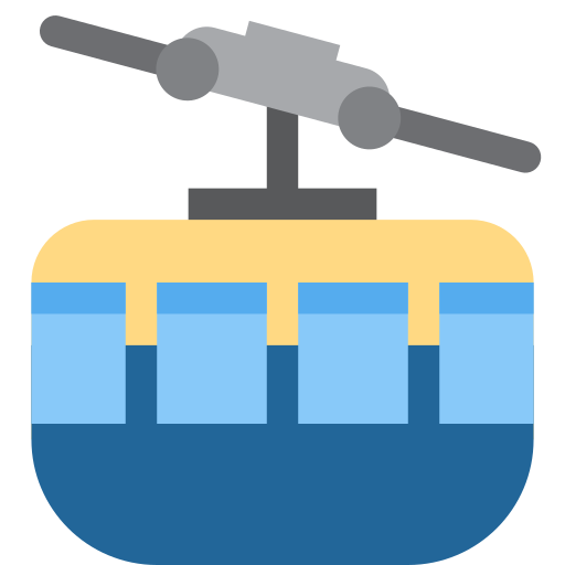 Horská lanovka pro Twitter (X) Twemoji 15.0.3
