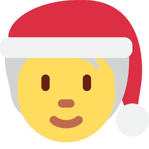 Bà già Noel cho Twitter (X) Twemoji 15.0.3