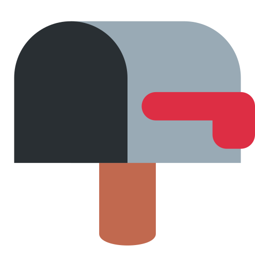 Boîte Aux Lettres Ouverte Drapeau Baissé pour Twitter (X) Twemoji 15.0.3