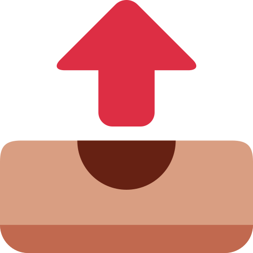 Δίσκος εξερχομένων για Twitter (X) Twemoji 15.0.3