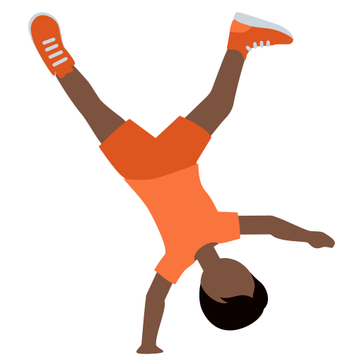 Osoba robiąca gwiazdę: karnacja ciemna dla Twitter (X) Twemoji 15.0.3