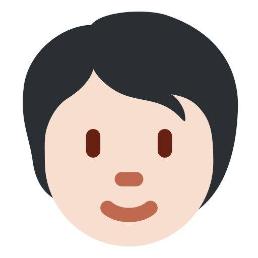 Osoba: Světlý odstín pleti pro Twitter (X) Twemoji 15.0.3