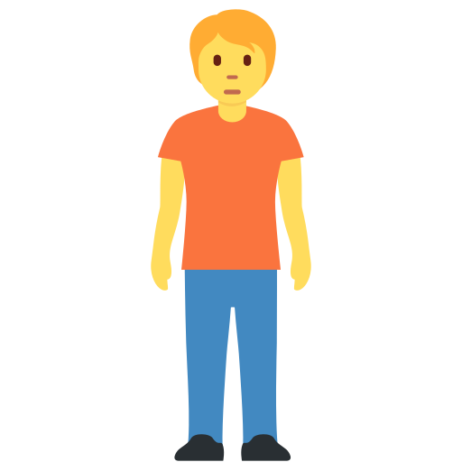 Osoba Stojící pro Twitter (X) Twemoji 15.0.3