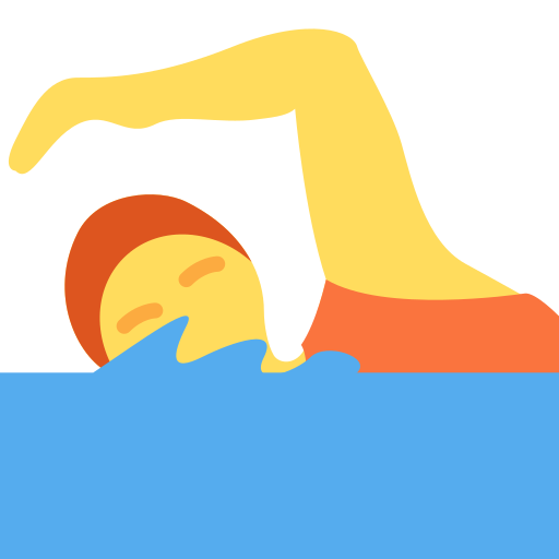 Personne Nageant pour Twitter (X) Twemoji 15.0.3