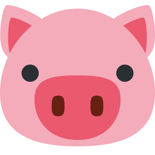 Tête De Cochon pour Twitter (X) Twemoji 15.0.3