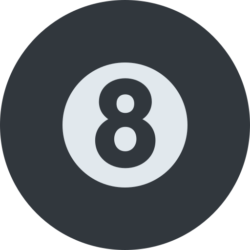 8 kulečníkových koulí pro Twitter (X) Twemoji 15.0.3