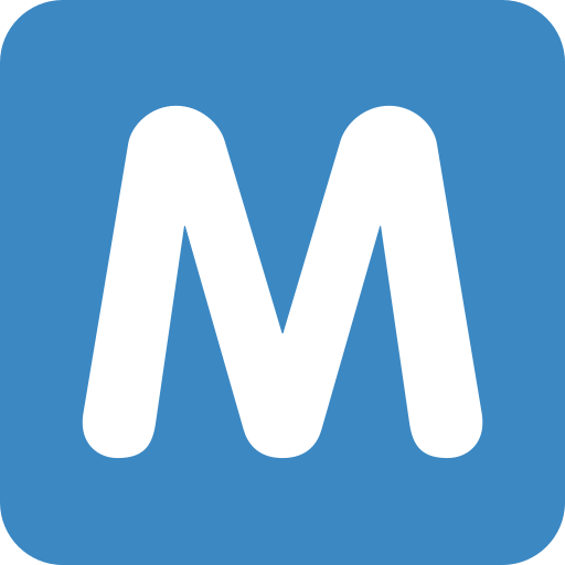 Symbol regionálního ukazatele Písmeno M pro Twitter (X) Twemoji 15.0.3