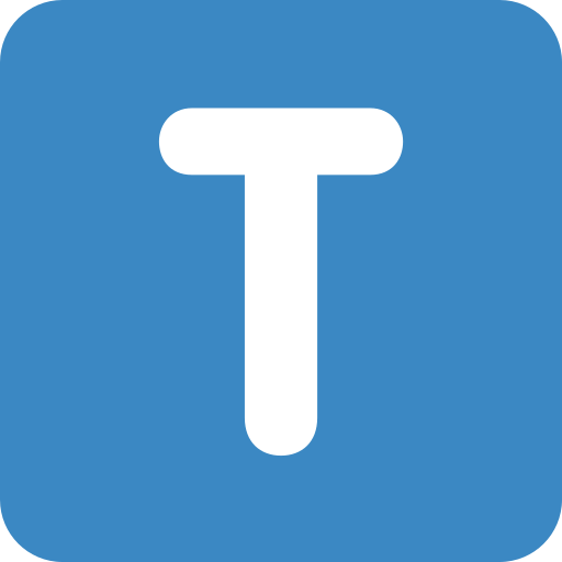 Regional Indicator Symbol Letter T for Twitter (X) Twemoji 15.0.3