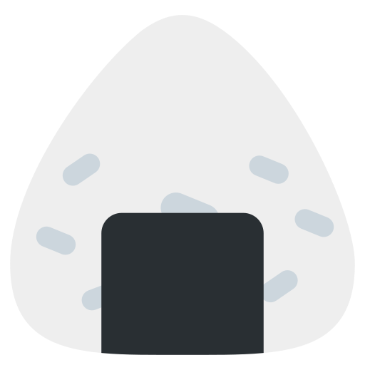 Rýžový míč pro Twitter (X) Twemoji 15.0.3