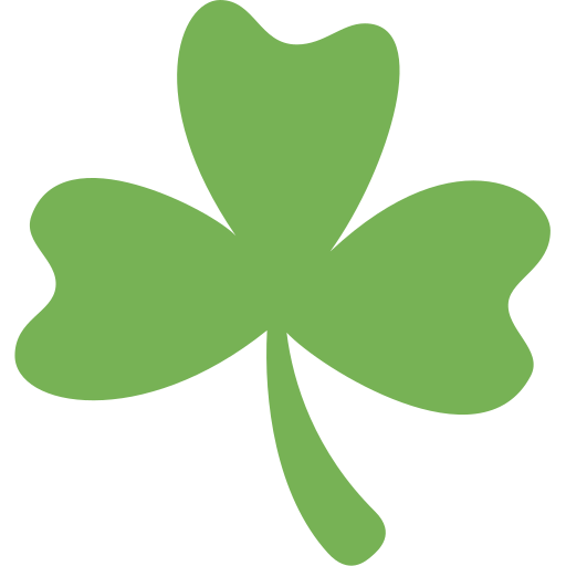 Shamrock pro Twitter (X) Twemoji 15.0.3