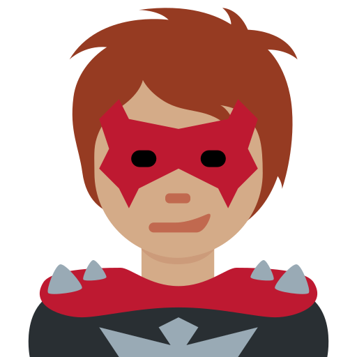 נבל על: גוון עור בינוני עבור Twitter (X) Twemoji 15.0.3