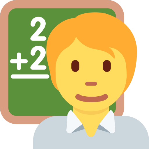 Nauczyciel dla Twitter (X) Twemoji 15.0.3