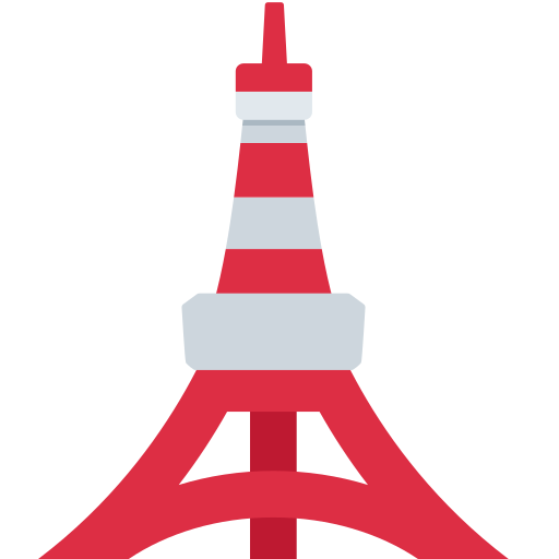 Tokyo Tower for Twitter (X) Twemoji 15.0.3