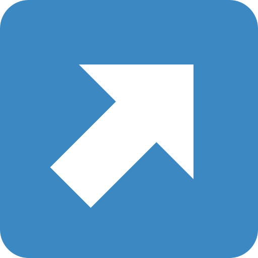 Ylös-oikea nuoli varten Twitter (X) Twemoji 15.0.3