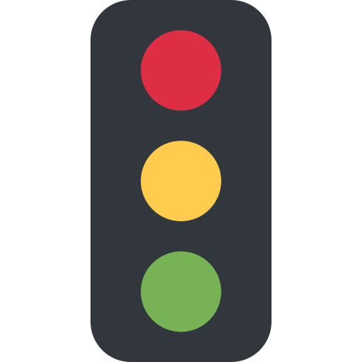 רמזור אנכי עבור Twitter (X) Twemoji 15.0.3