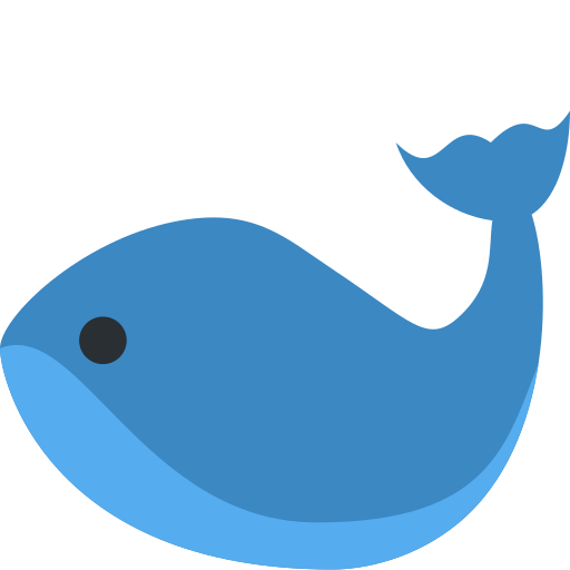 Velryba pro Twitter (X) Twemoji 15.0.3