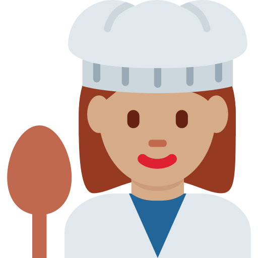 Cuisinière: Peau Légèrement Mate pour Twitter (X) Twemoji 15.0.3