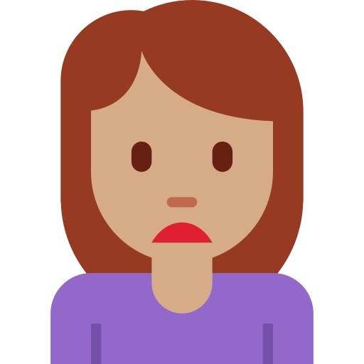 Somurtan kadın: orta cilt tonu için Twitter (X) Twemoji 15.0.3