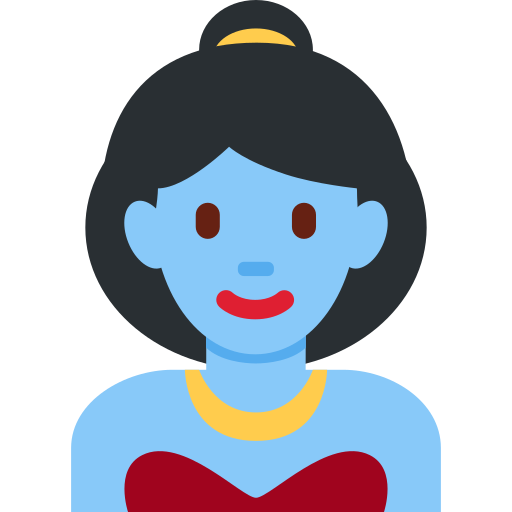 Geniální žena pro Twitter (X) Twemoji 15.0.3